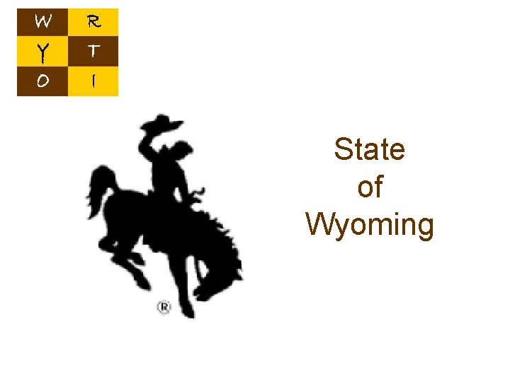State of Wyoming 
