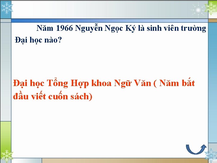 Năm 1966 Nguyễn Ngọc Ký là sinh viên trường Đại học nào? Đại học