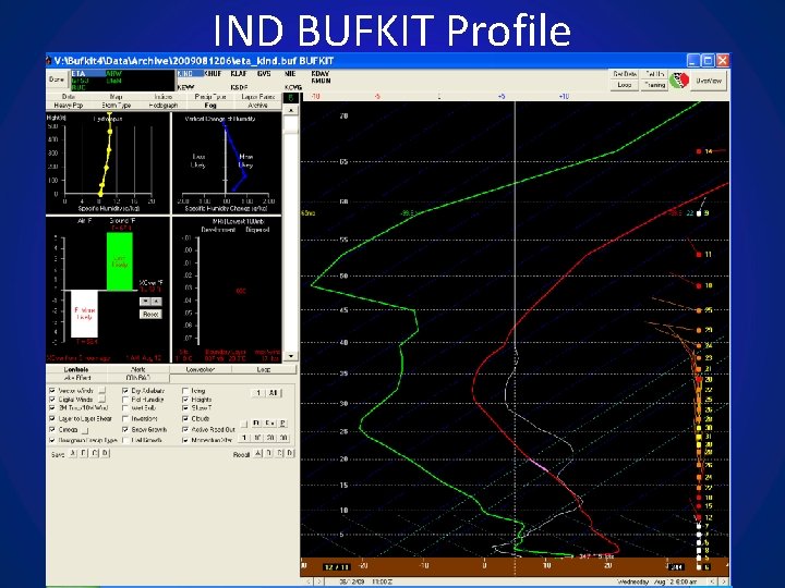 IND BUFKIT Profile 