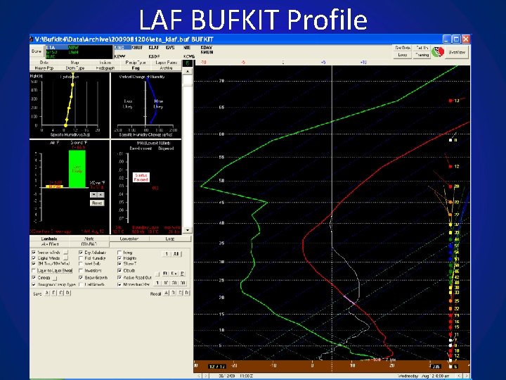 LAF BUFKIT Profile 