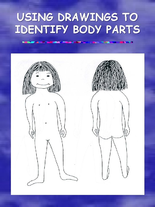 USING DRAWINGS TO IDENTIFY BODY PARTS 25 