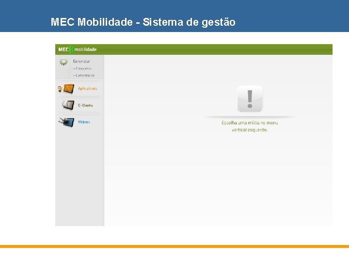 MEC Mobilidade - Sistema de gestão 