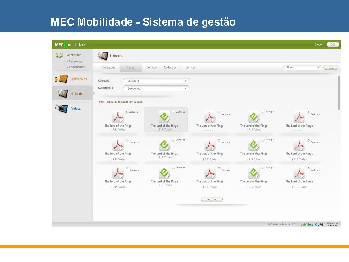 MEC Mobilidade - Sistema de gestão 