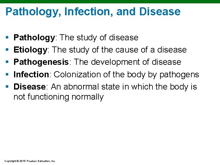 Chapter 14 Principles of Disease and Epidemiology Copyright