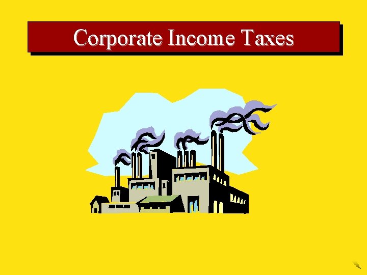 Corporate Income Taxes 