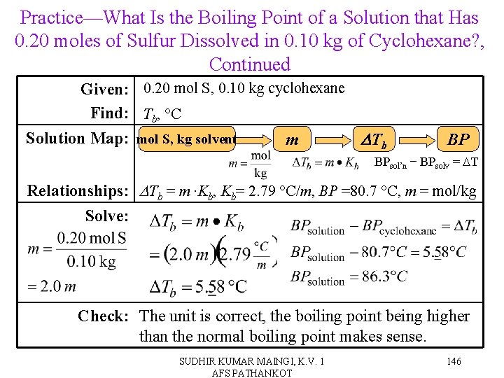 Practice—What Is the Boiling Point of a Solution that Has 0. 20 moles of