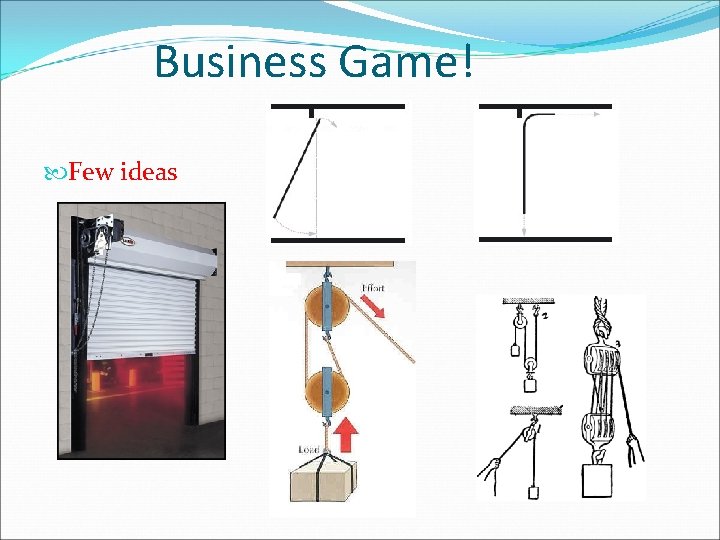 Business Game! Few ideas 