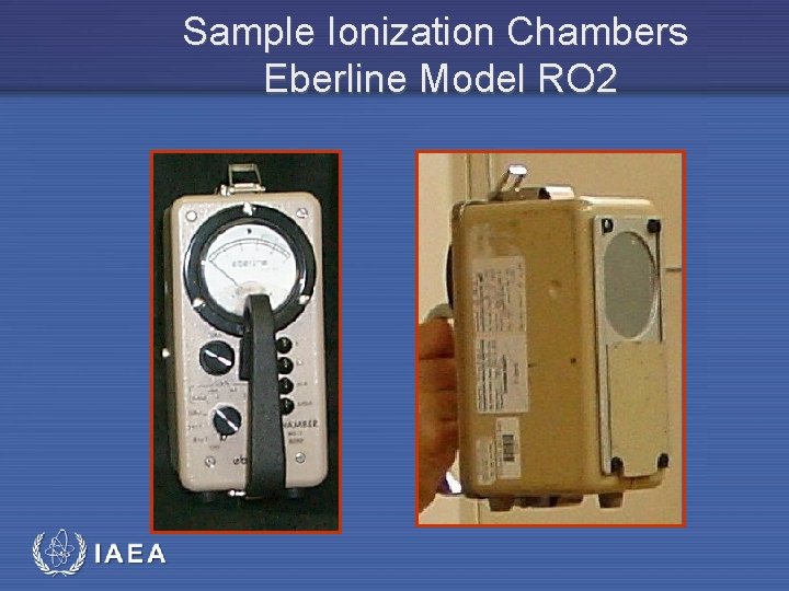 Sample Ionization Chambers Eberline Model RO 2 IAEA 