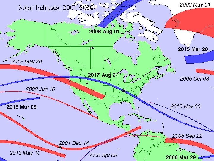Solar Eclipses: 2001 -2020 
