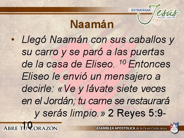 Naamán • Llegó Naamán con sus caballos y su carro y se paró a Naamán • Llegó Naamán con sus caballos y su carro y se paró a
