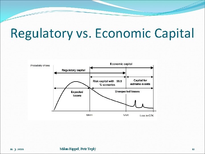Regulatory vs. Economic Capital 11. 3. 2021 Milan Rippel, Petr Teplý 12 