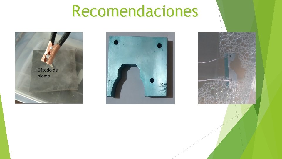 Recomendaciones 