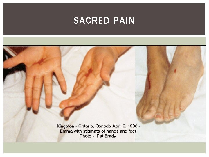 SACRED PAIN 