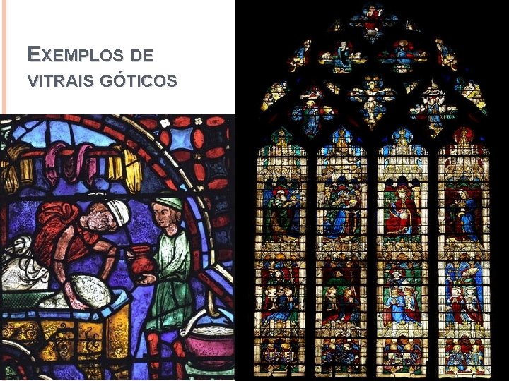 EXEMPLOS DE VITRAIS GÓTICOS 