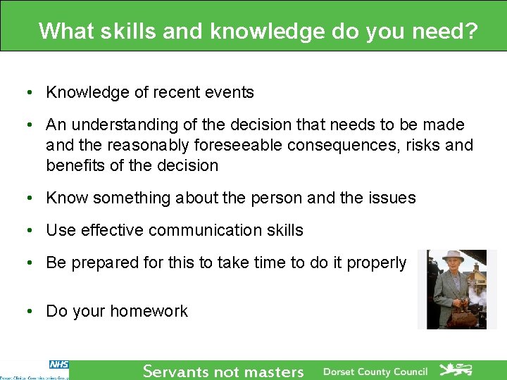 What skills and knowledge do you need? • Knowledge of recent events • An What skills and knowledge do you need? • Knowledge of recent events • An