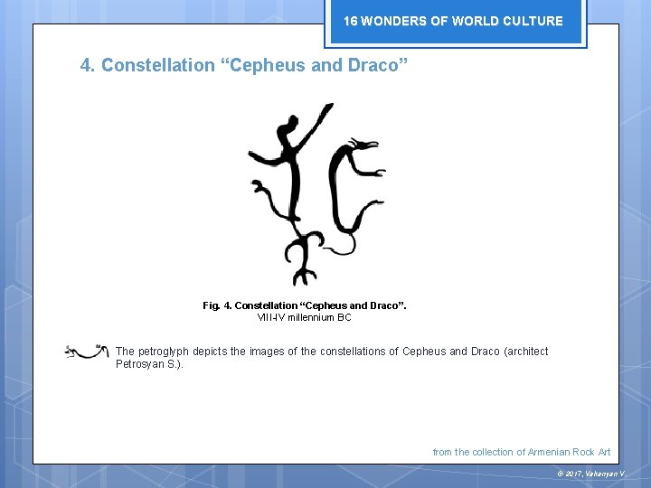 16 WONDERS OF WORLD CULTURE 4. Constellation “Cepheus and Draco” Fig. 4. Constellation “Cepheus