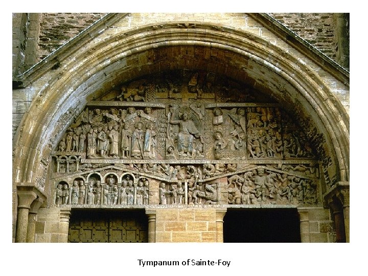 Tympanum of Sainte-Foy 