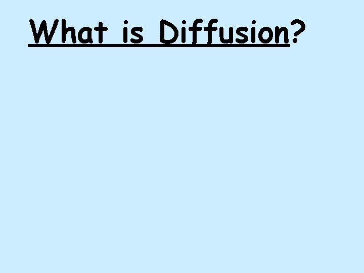 What is Diffusion? 