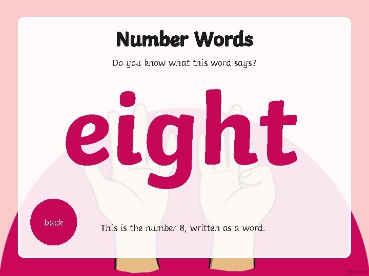 8 All about the Number All about the