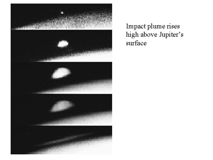 Impact plume rises high above Jupiter’s surface 