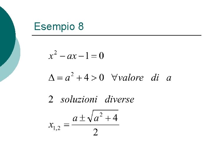 Esempio 8 