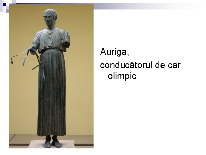 Auriga, conducătorul de car olimpic 