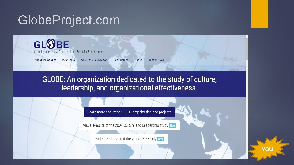 Globe. Project. com YOU 