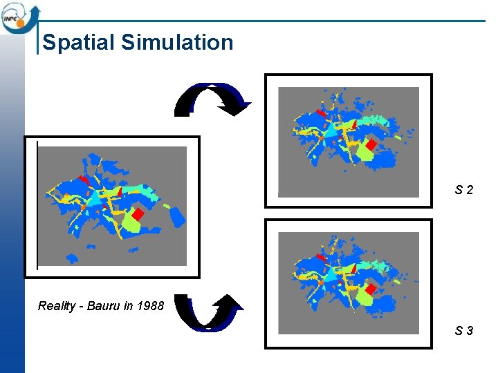 Spatial Simulation S 2 Reality - Bauru in 1988 S 3 Spatial Simulation S 2 Reality - Bauru in 1988 S 3