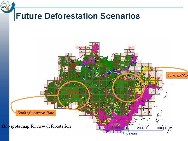 Future Deforestation Scenarios Terra do Meio South of Amazonas State Hot-spots map for new Future Deforestation Scenarios Terra do Meio South of Amazonas State Hot-spots map for new
