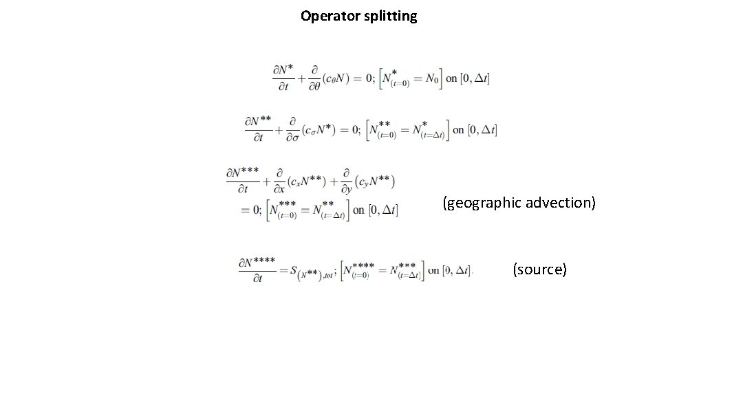 Operator splitting (geographic advection) (source) Operator splitting (geographic advection) (source)