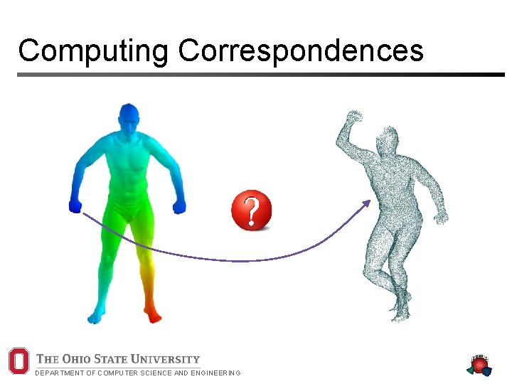 Computing Correspondences DEPARTMENT OF COMPUTER SCIENCE AND ENGINEERING 