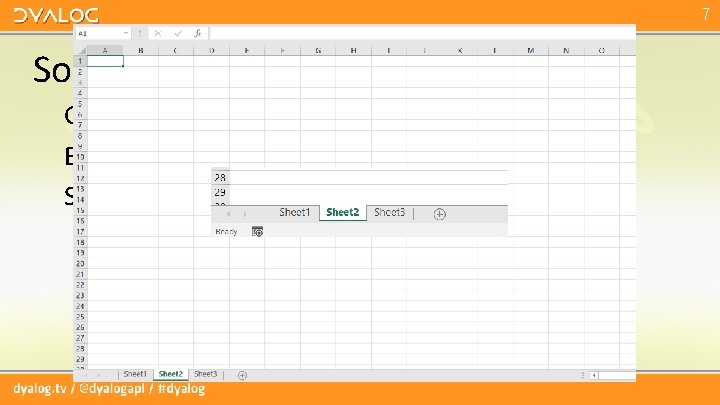 7 So why APL again? Great for data processing Especially arrays (duh!) Spreadsheets are