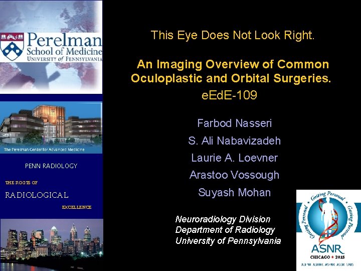 This Eye Does Not Look Right. An Imaging Overview of Common Oculoplastic and Orbital