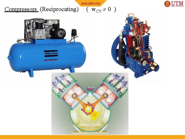 Compressors (Reciprocating) ( w. CV 0 ) 