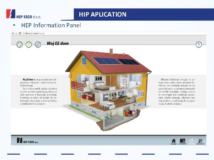 HIP APLICATION • HEP Information Panel 