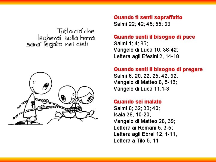 Quando ti senti sopraffatto Salmi 22; 45; 55; 63 Quando senti il bisogno di Quando ti senti sopraffatto Salmi 22; 45; 55; 63 Quando senti il bisogno di