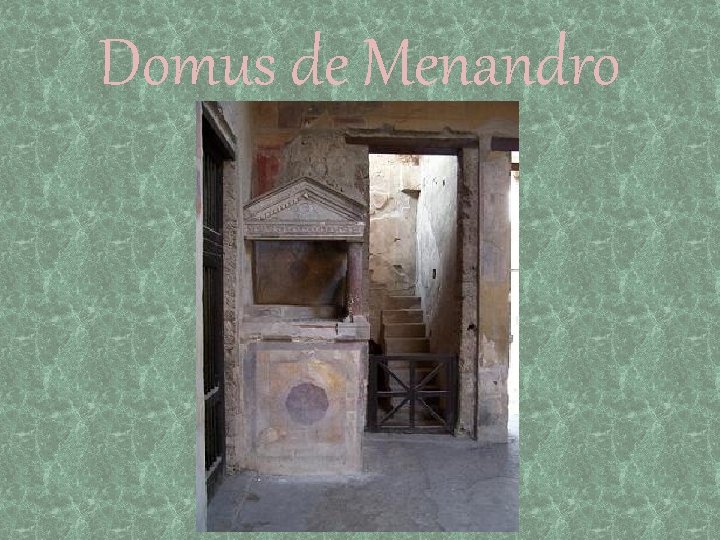 Domus de Menandro 