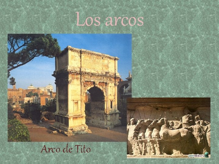 Los arcos Arco de Tito 