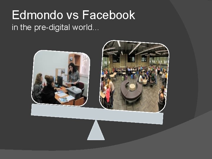Edmondo vs Facebook in the pre-digital world… 