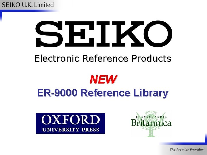 Electronic Reference Products NEW ER-9000 Reference Library 