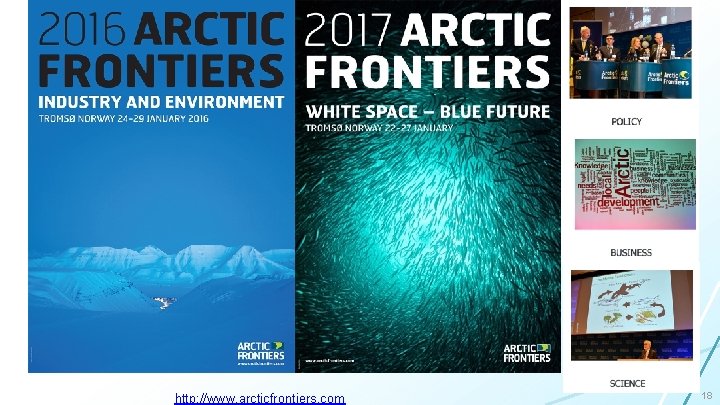 http: //www. arcticfrontiers. com 18 