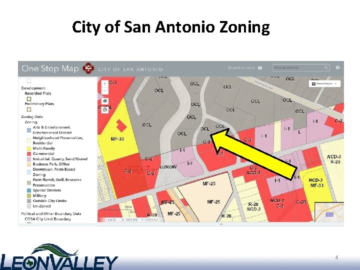 City of San Antonio Zoning 4 