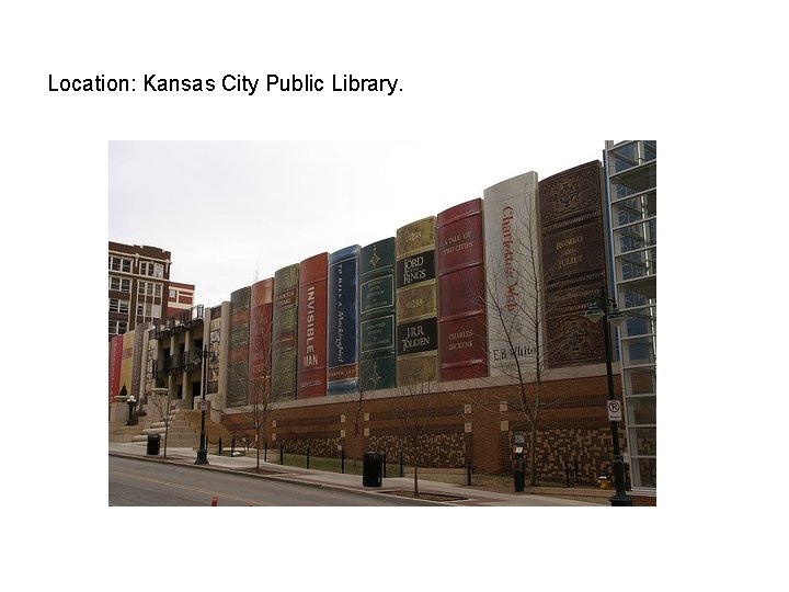 Location: Kansas City Public Library. 