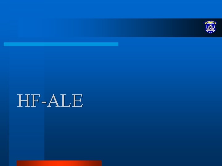 HF-ALE 