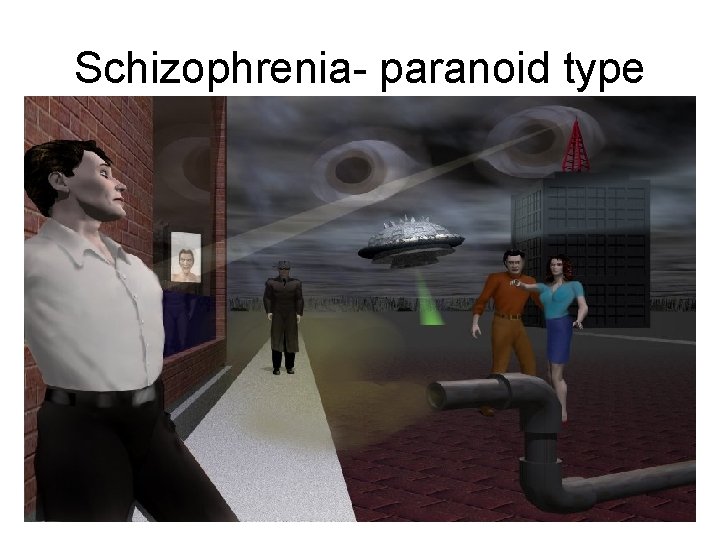Schizophrenia- paranoid type Schizophrenia- paranoid type