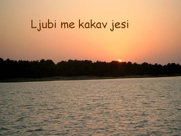 Ljubi me kakav jesi 