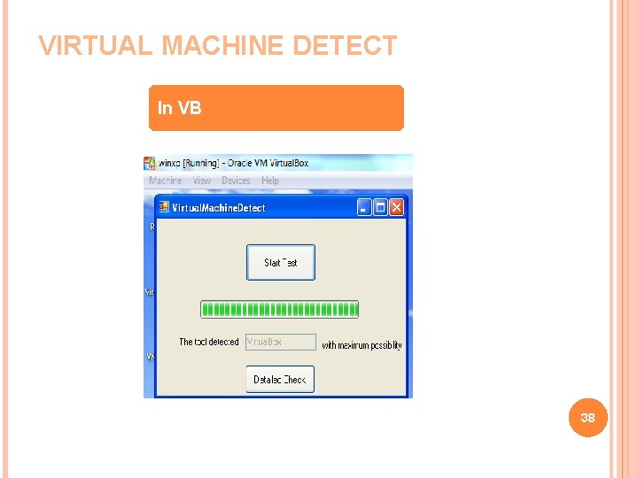 VIRTUAL MACHINE DETECT In VB 38 