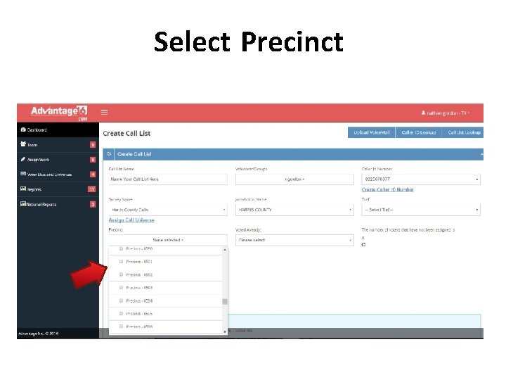 Select Precinct 