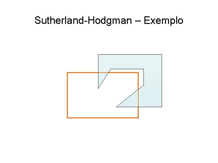 Sutherland-Hodgman – Exemplo 
