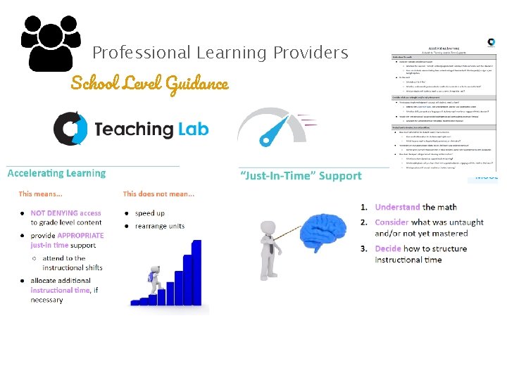 Professional Learning Providers School Level Guidance 